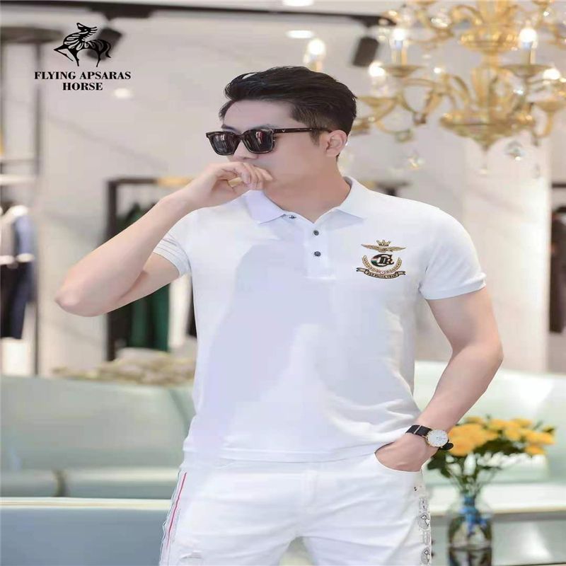 新款衬衫男士印花短袖纯桑蚕丝夏季青年衬衣潮流真丝半袖绸缎男款18