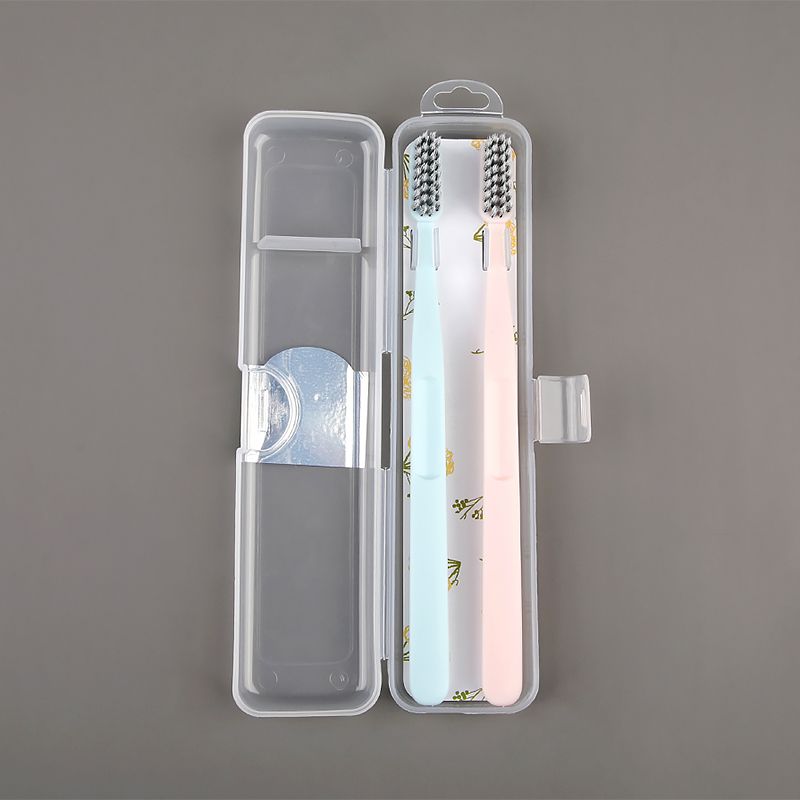 Travel Set Fine Soft-Bristled Toothbrush For Adults Item Picture