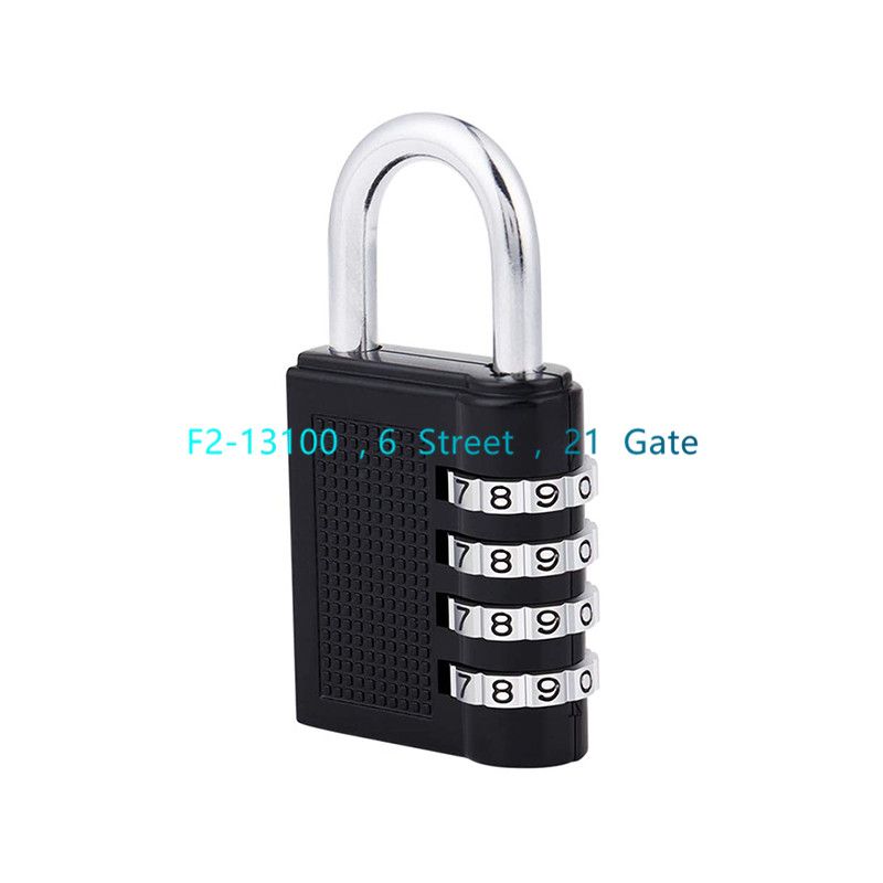 Password padlock: Gym password padlock B40