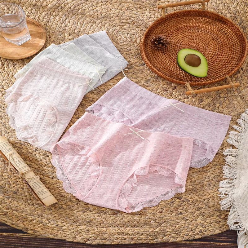 爆款内裤女时尚柔软抗菌透气短裤女式三角裤798