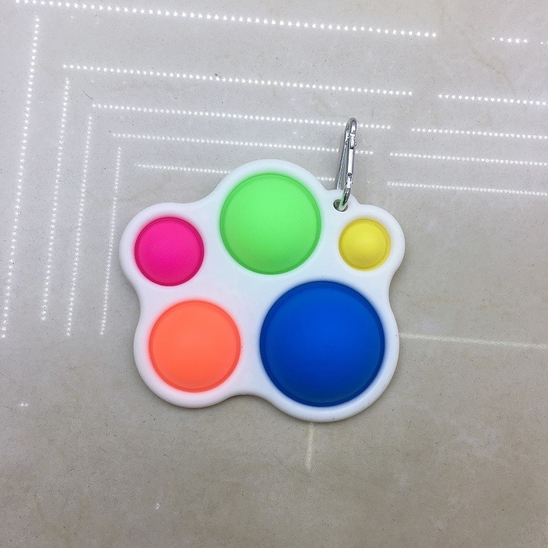 跨境热卖常规色云朵泡泡乐玩具益智解压按压板手指按压胶发泄神器详情图2