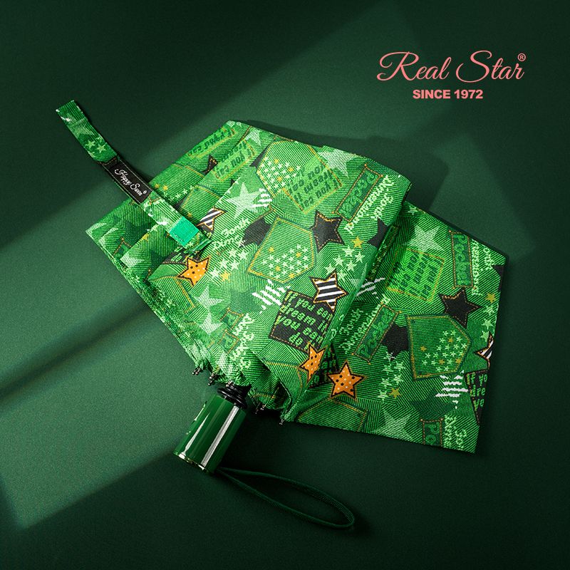 High quality automatic umbrella happyswan Umbrella three-fold automatic umbrella self-opening umbrella three-fold umbrella wholesale Item Picture