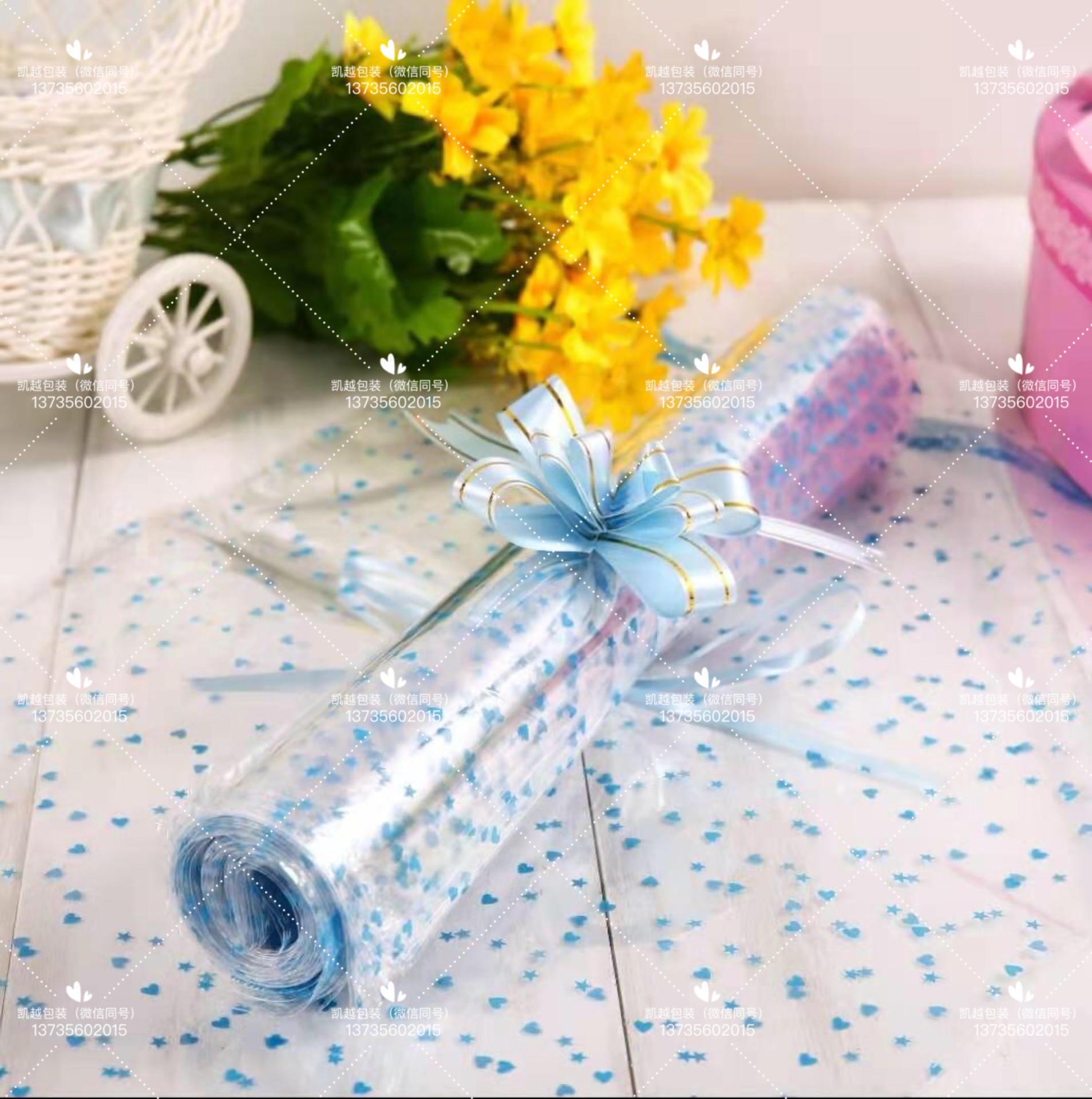 أكياس محشوة بالدمى وأكياس فواكه زرقاء وأكياس هدايا (4) detail image 3