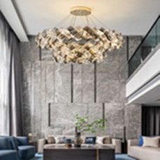 现代简约北欧风格家用工程酒店商场别墅高层客厅餐厅卧室豪华吊灯蜡烛灯K9水晶轻奢水晶灯91