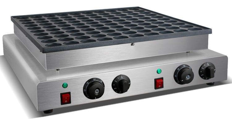 Electric heating pancake machine FY-2243, commercial waffle oven, copper drum burner, 100-hole single plate pancake machine, cake and pancake oven detail image 19