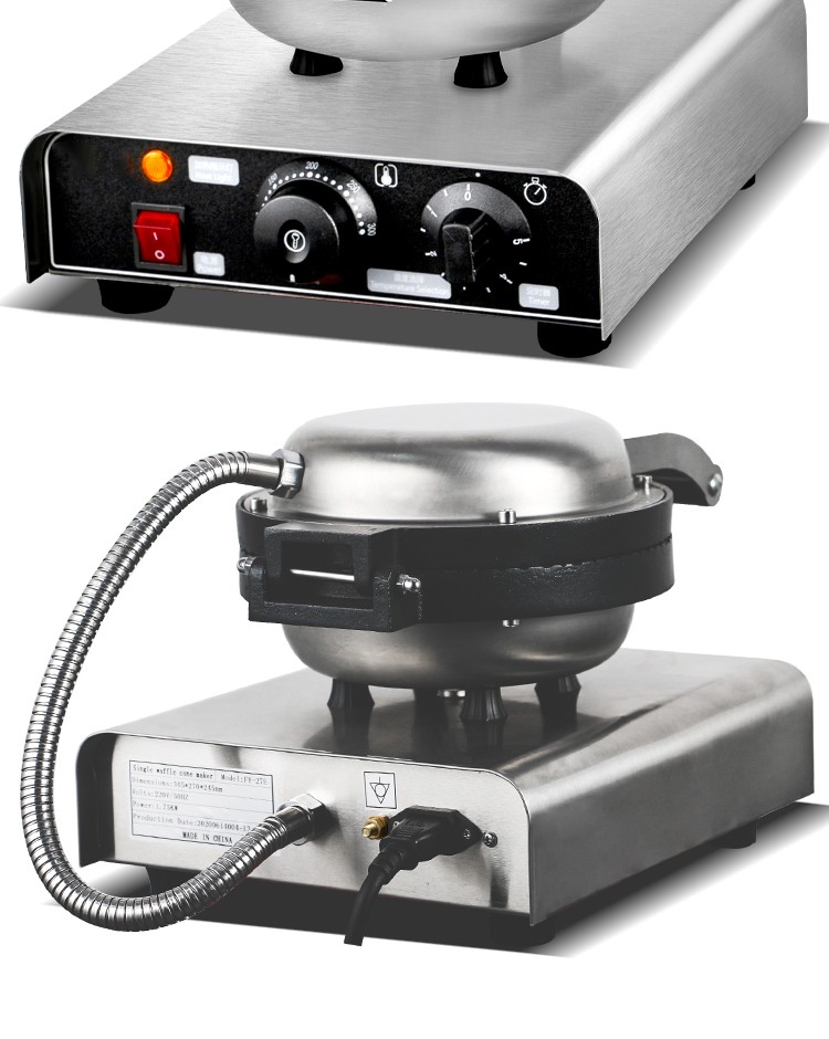 Single-head ice cream skin machine FY-27E commercial electric heating ice cream cone machine, crispy skin cone machine, cone ice cream skin machine detail image 16