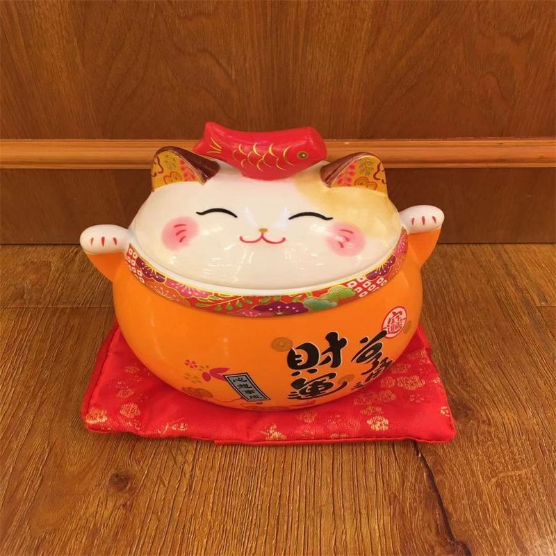 South Tai color glaze sealed dried fruit jar decoration candy tea living room coffee table