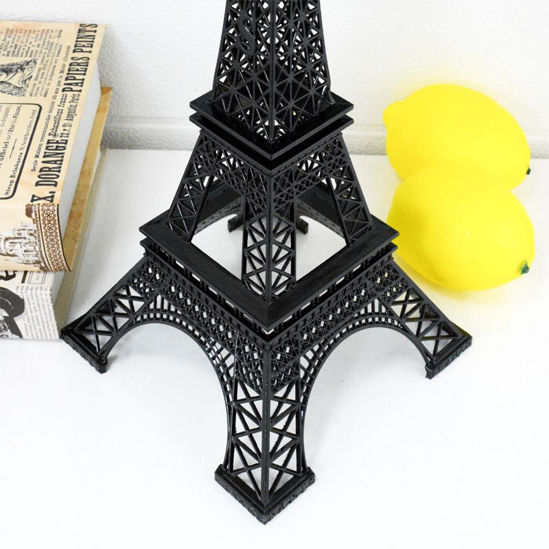 低价销售世界知名建筑物模型巴黎埃菲尔铁塔模型经典黑色系列旅游纪念品SOUVENIR详情图3