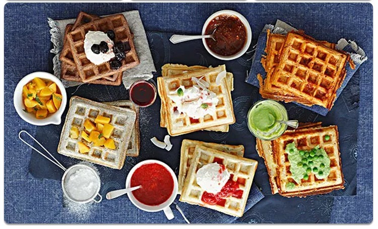 Commercial square single-head waffle oven FY-311 electric waffle oven, commercial baking machine equipment for grid cookies detail image 5
