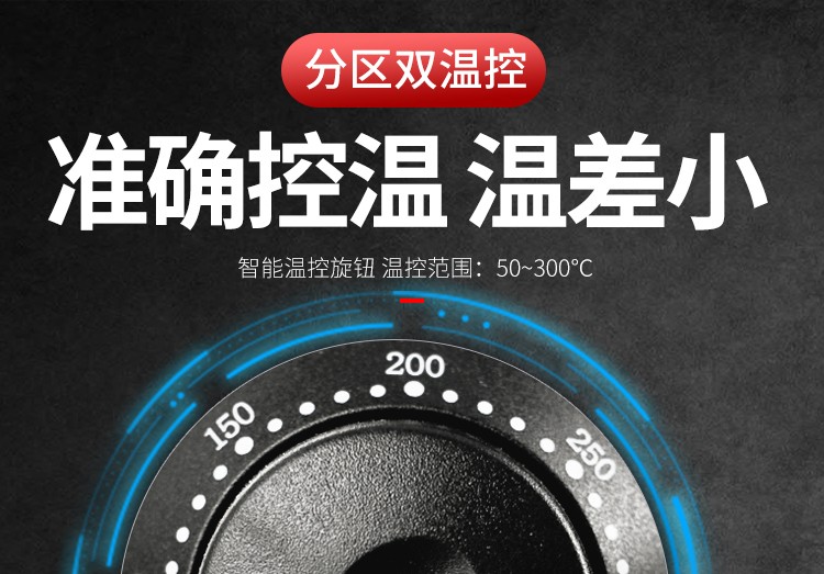 Electric heating pancake machine FY-2243, commercial waffle oven, copper drum burner, 100-hole single plate pancake machine, cake and pancake oven detail image 6