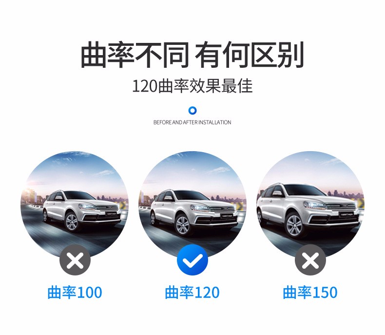 High-definition B-grade pair card insert new bestsellers, car rearview mirror, car wide-angle mirror, 360° rotating borderless blind spot mirror, car small round mirror detail image 15