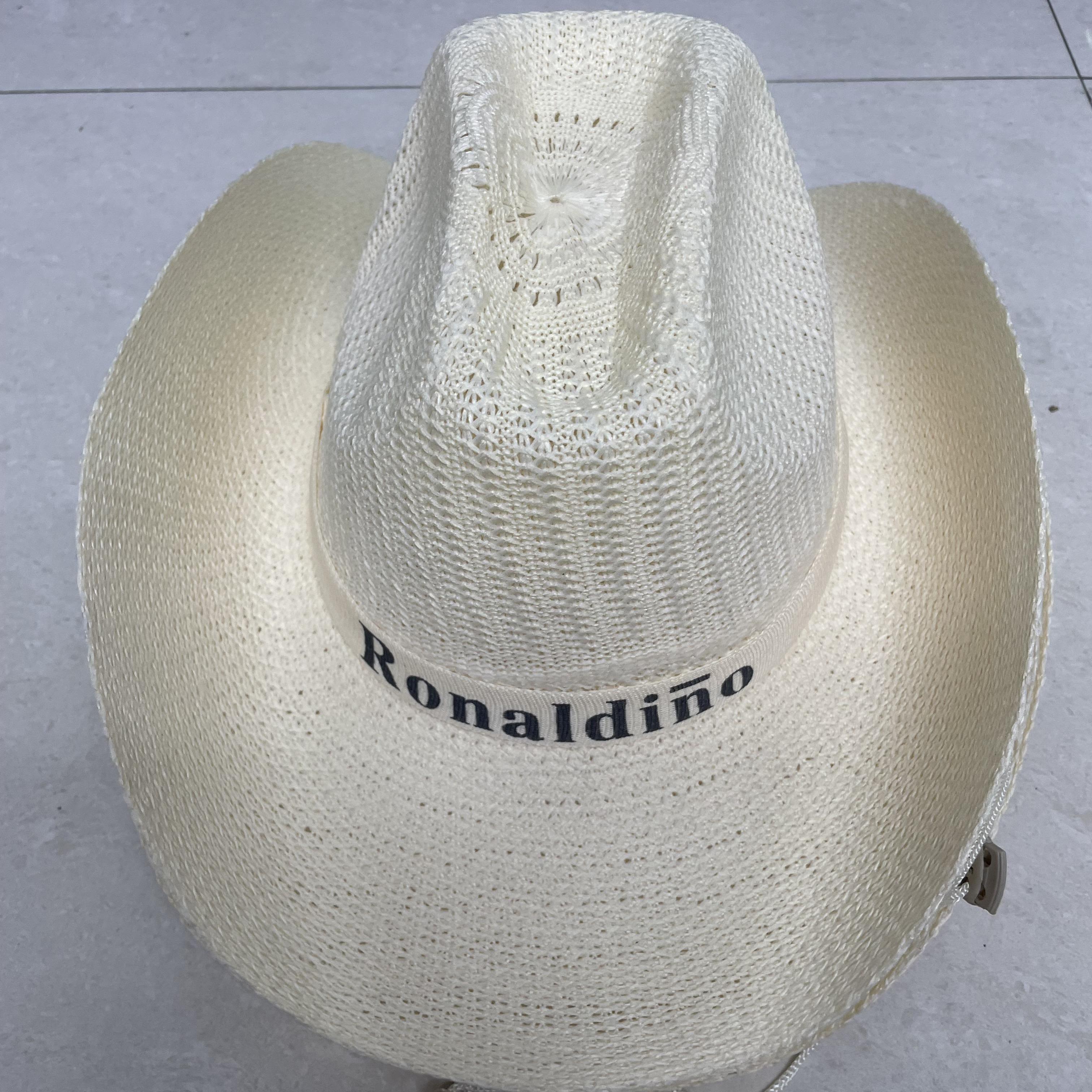 Cowboy Hat For Men Casual Outdoor Shade Large Cowboy Vertical Bar