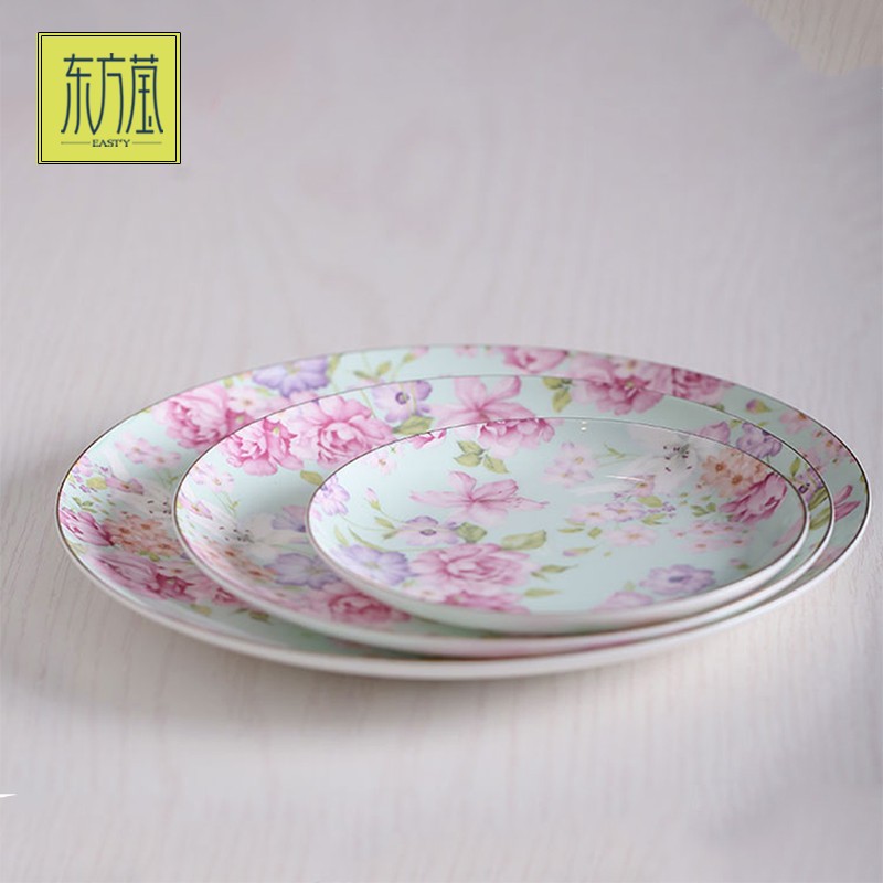 Tableware and gifts: Western plates, foreign trade ceramic tableware, string plates, cake plates, dessert plates, fruit plates, shallow plates, vegetable plates detail image 8