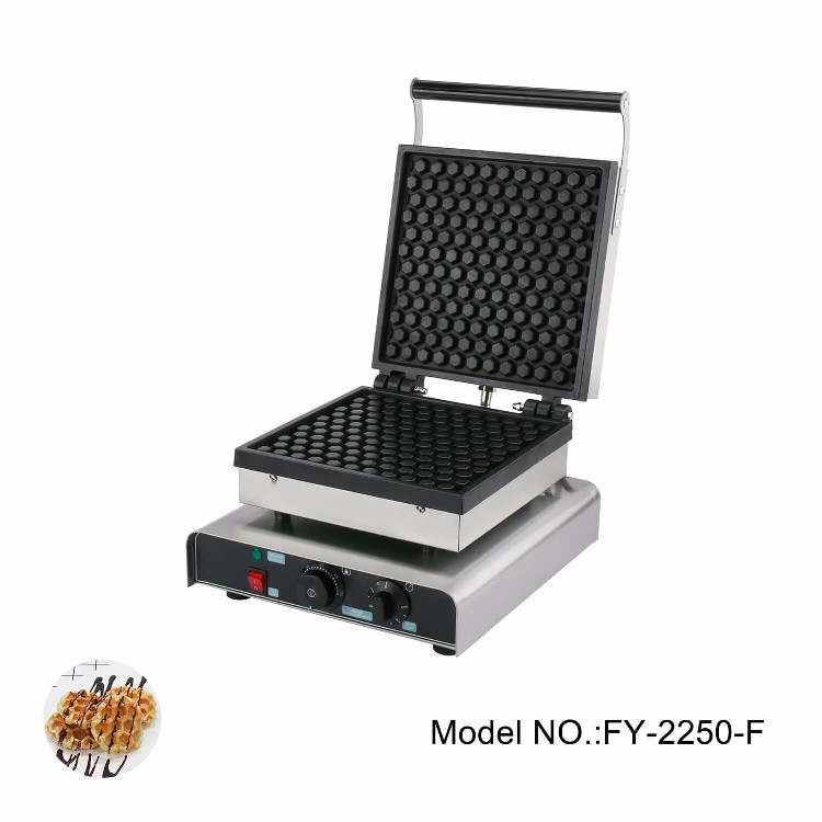 Commercial honeycomb waffle FY-2250-f honeycomb waffle coffee, milk tea shop pastry, baking and snack equipment detail image 1