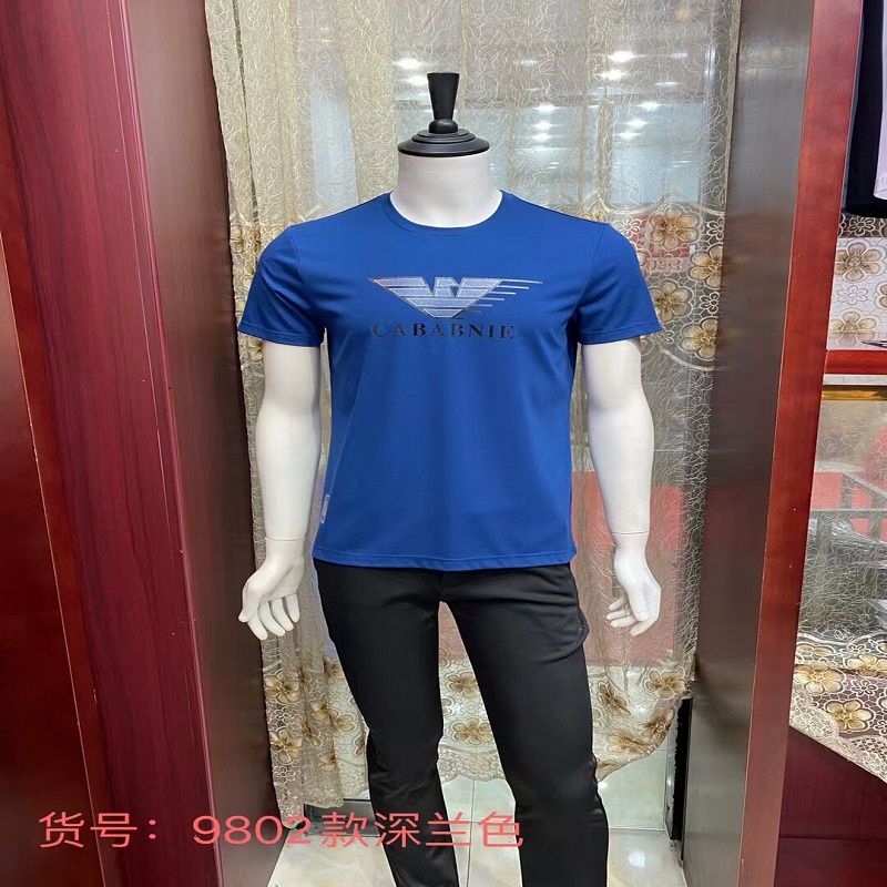 新款上市夏装男士上衣短袖T恤清凉青年纯棉圆领宽松均码潮流衫10