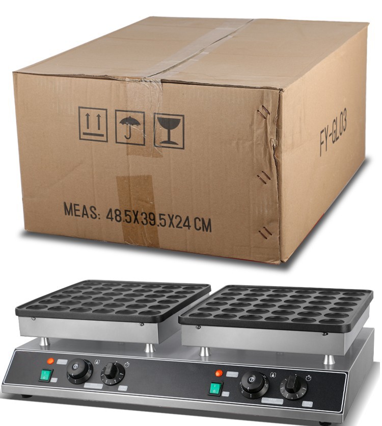 Horno de gofre comercial 72 hoyos muffins máquina FY-GL03-2 waffle dorayaki doble cabeza muffins máquina detail image 19