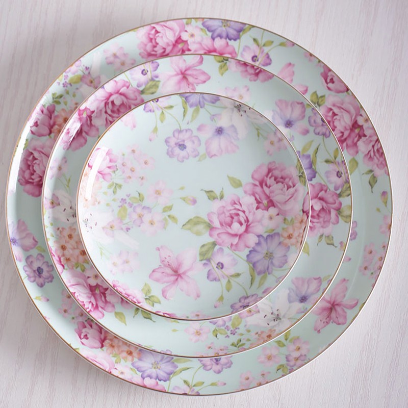 Tableware and gifts: Western plates, foreign trade ceramic tableware, string plates, cake plates, dessert plates, fruit plates, shallow plates, vegetable plates detail image 9