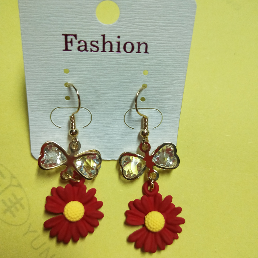 New fashionable and trendy accessory, exquisite Korean-style small electroplated accessory earrings y112