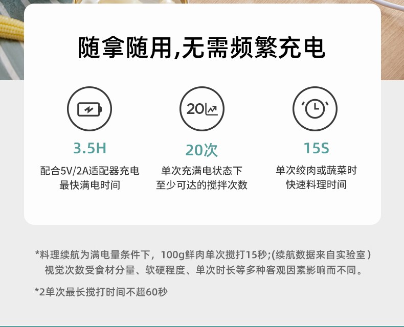 浙里 柏翠PE1310小型绞肉机家用全自动多功能电动绞馅机搅拌料理辅食机详情图6