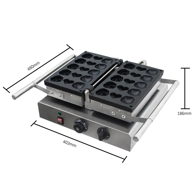 FY-136M Rose cake waffle machine, a commercial start-up stall machine with hot and special breakfast features and popular snacks detail image 4