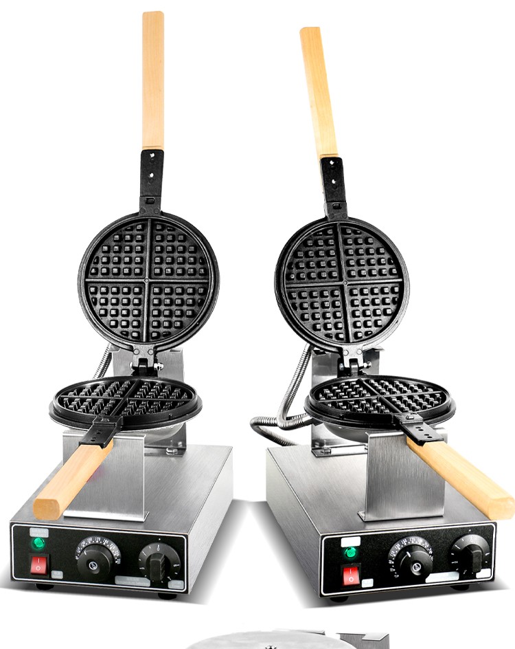 商用电热华夫饼炉FY-1E圆形格子饼华夫炉单头不粘锅松饼华夫饼机详情图14