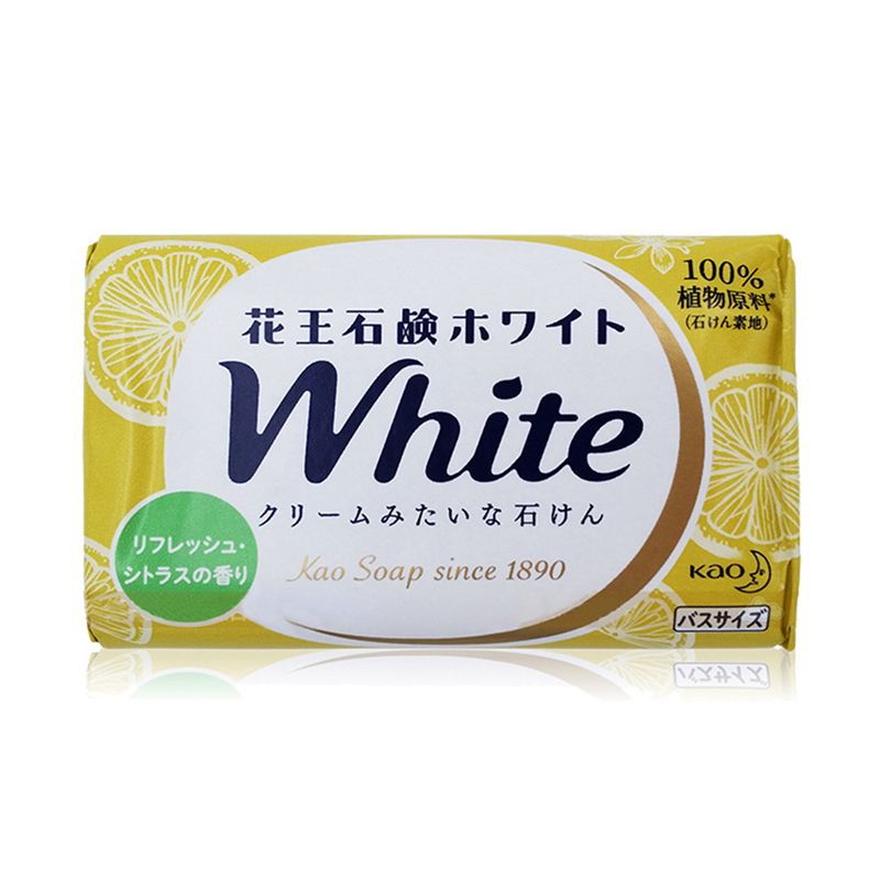 花王white 天然植物香皂3个/组 柠檬 牛奶香 玫瑰香3款详情图2