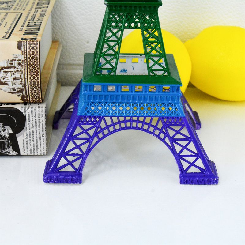 厂家直销锌合金工艺品巴黎埃菲尔铁塔摆件创意彩虹色旅游纪念品SOUVENIR详情图5