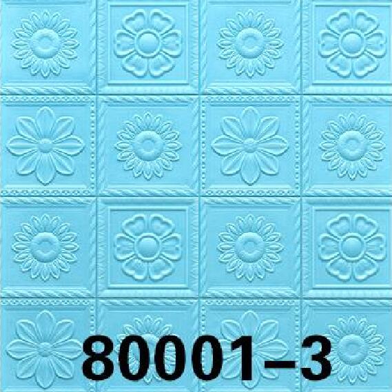 3D wall stickers for antique wallpaper, suitable for bedrooms, offices and stores. DIY wall stickers for antique European style, 70cm*70cm Application Scenario