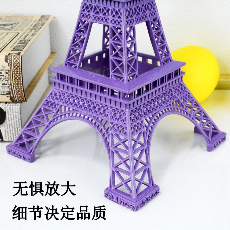 厂家直销金属工艺品模型巴黎铁塔模型摆件紫色系列旅游纪念品详情图5