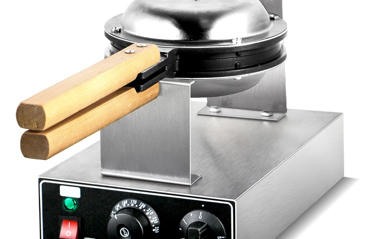 商用电热华夫饼炉FY-1E圆形格子饼华夫炉单头不粘锅松饼华夫饼机详情图12