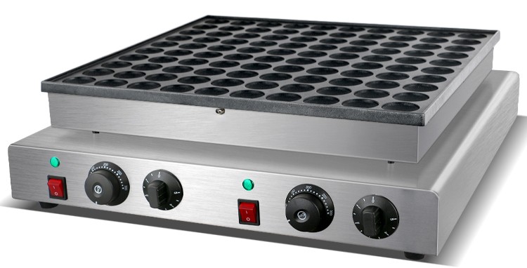 Electric heating pancake machine FY-2243, commercial waffle oven, copper drum burner, 100-hole single plate pancake machine, cake and pancake oven detail image 17