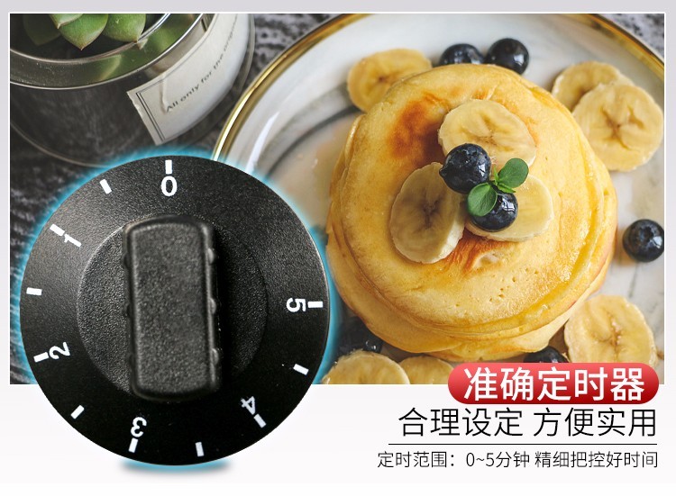 Electric heating pancake machine FY-2243, commercial waffle oven, copper drum burner, 100-hole single plate pancake machine, cake and pancake oven detail image 9