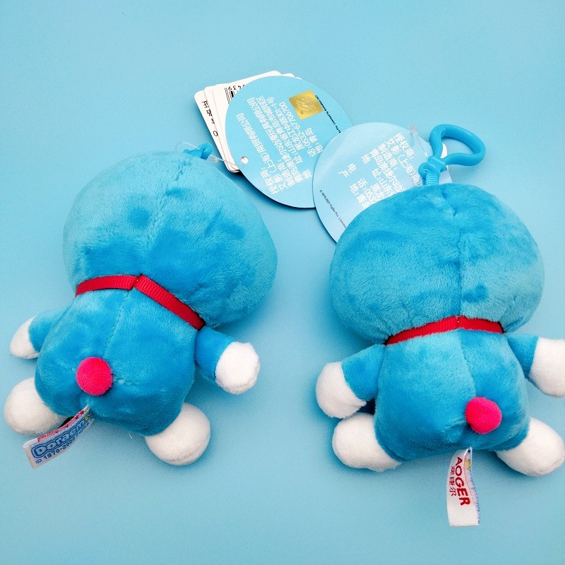 正版澳捷尔叮当猫蓝胖子毛绒挂件书包挂饰钥匙扣玩偶娃娃公仔批发详情图9