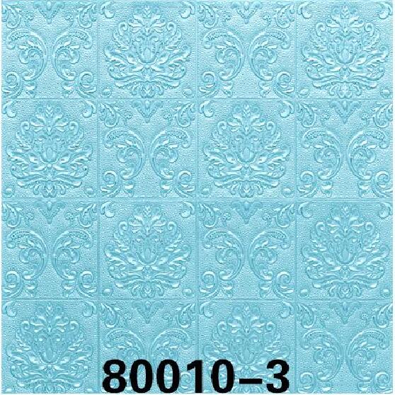 Self-adhesive wall stickers 70cm*70cm European-style wallpaper in white, gray, pink and green for office, living room and bedroom, anti-collision, moisture-proof, heat-insulating and heat-preserving details Picture