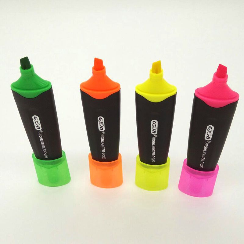 GXin G-320 imported ink, new sintered pen tip, highlighter, axe-tipped, water-based pen, POP drawing