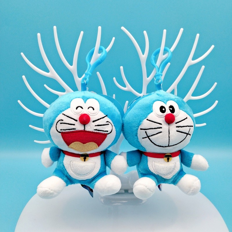 正版澳捷尔叮当猫蓝胖子毛绒挂件书包挂饰钥匙扣玩偶娃娃公仔批发详情图1