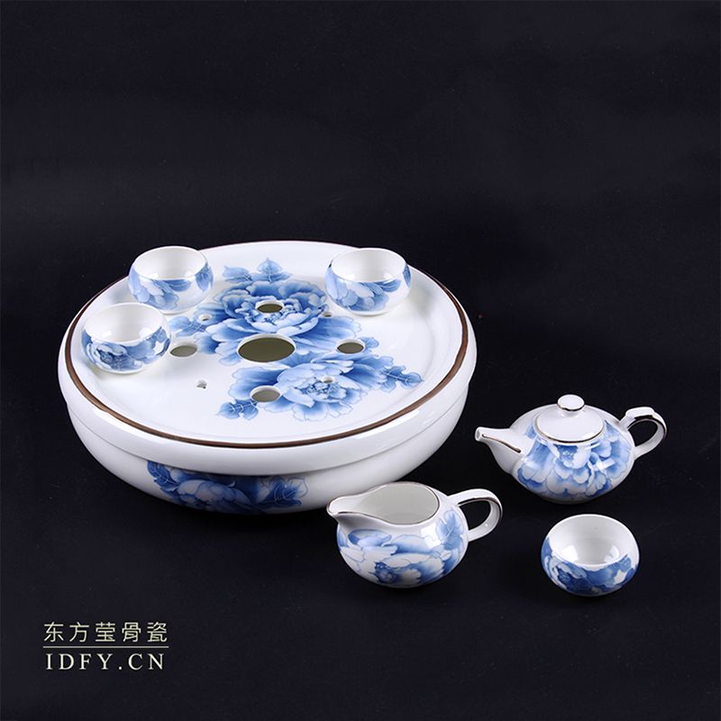 Ceramic tea set, Gongfu tea set, ceramic gift, ceramic tea sets, tasting cups, tea trays, tea saucers, ceramic kettles, ceramic cups Item Picture