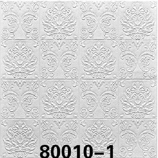 Self-adhesive wall stickers 70cm*70cm European-style wallpaper in white, gray, pink and green for office, living room and bedroom, anti-collision, moisture-proof, heat-insulating and heat-preserving detail image 7