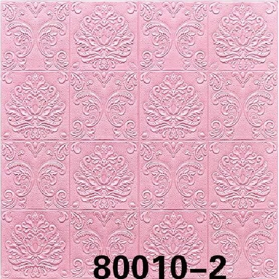 Self-adhesive wall stickers 70cm*70cm European-style wallpaper in white, gray, pink and green for office, living room and bedroom, anti-collision, moisture-proof, heat-insulating and heat-preserving detail image 6