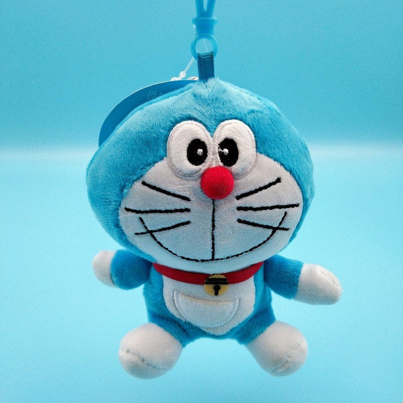 正版澳捷尔叮当猫蓝胖子毛绒挂件书包挂饰钥匙扣玩偶娃娃公仔批发详情图6