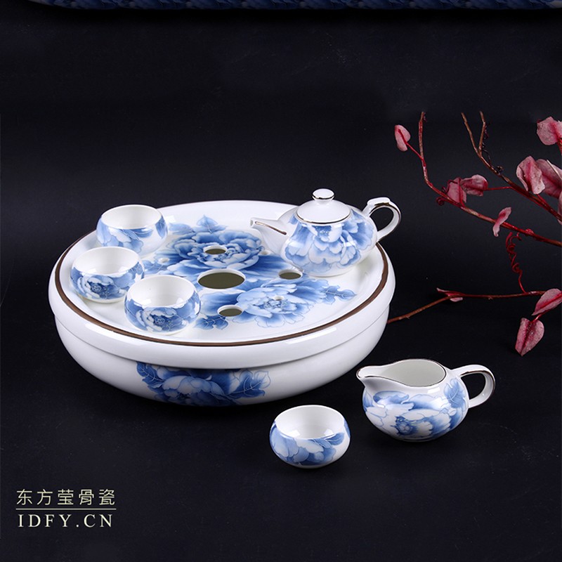 Ceramic tea set, Gongfu tea set, ceramic gift, ceramic tea sets, tasting cups, tea trays, tea saucers, ceramic kettles, ceramic cups detail image 3
