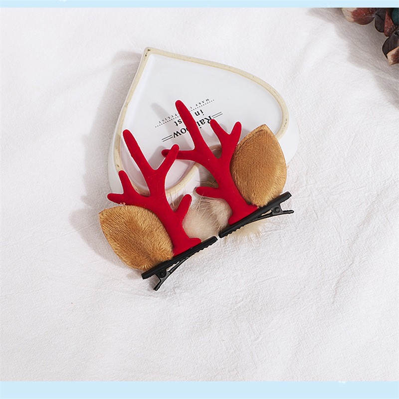 2021 New Influencer Christmas Elk Antler Hairpin Side Clip Hairpin Headband For Girls And Children Top Clip Hairpin Knock Cute Christmas Antler Hairpin Styles ~~ Great Value To Choose From full figure