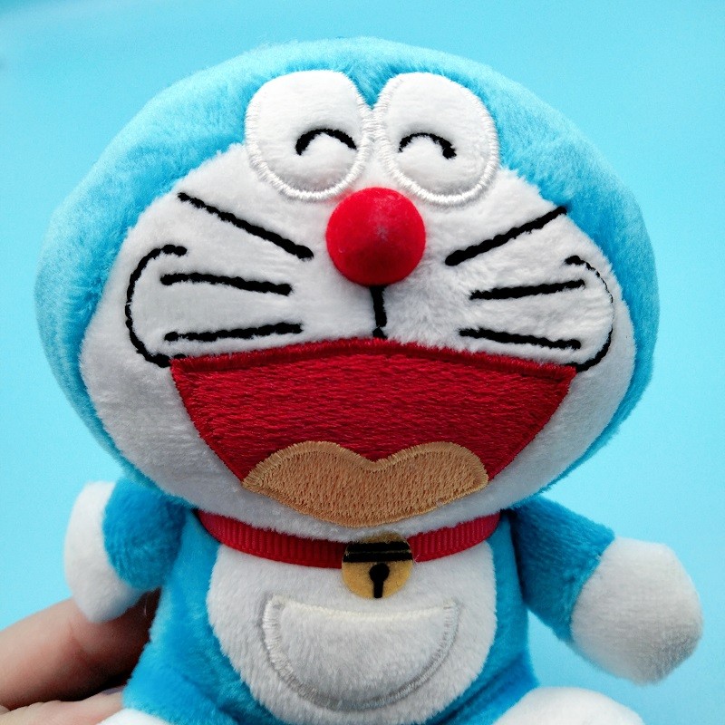 正版澳捷尔叮当猫蓝胖子毛绒挂件书包挂饰钥匙扣玩偶娃娃公仔批发详情图7