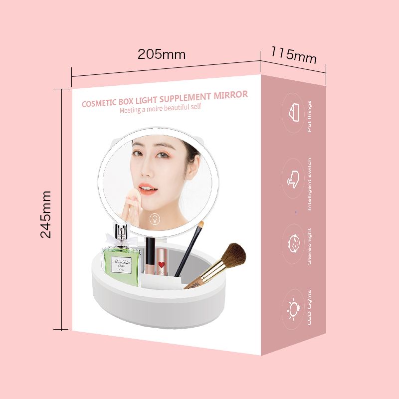 Live streaming light, fill light, LED light TD-022 (three-color light), makeup box, makeup mirror, fill light, mobile phone live streaming light Item Picture