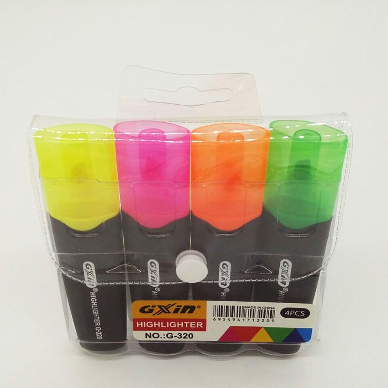 GXin G-320 imported ink, new sintered pen tip, highlighter, axe-tipped, water-based pen, POP drawing details Picture
