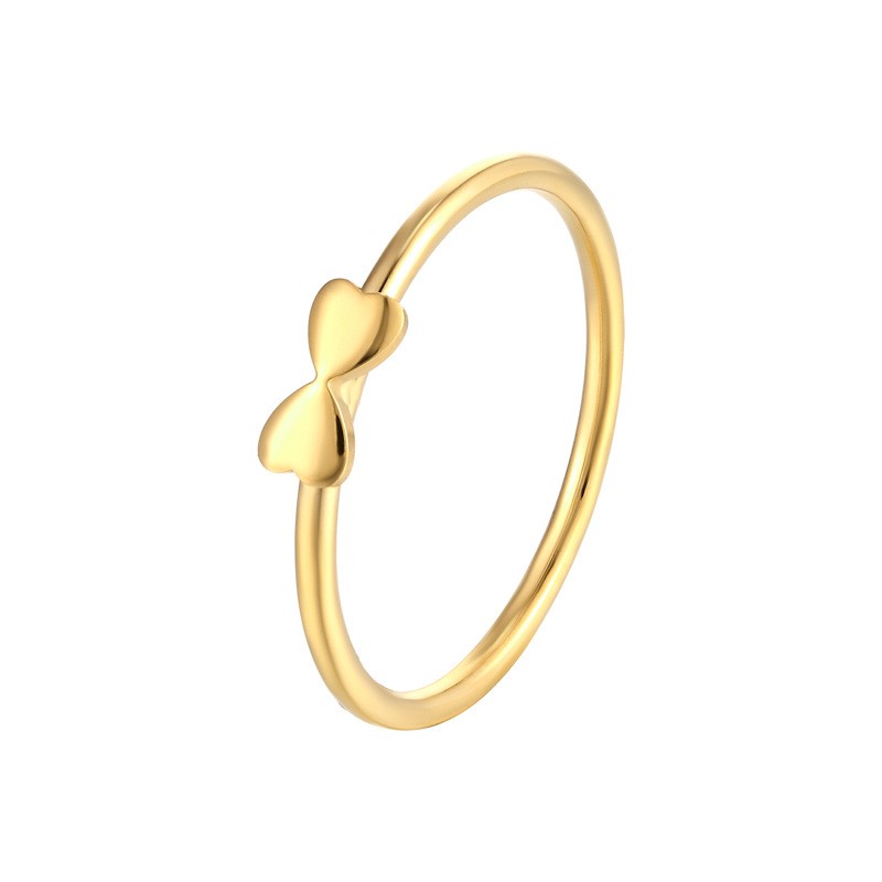 蝴蝶戒指14k四叶草戒指女时尚饰品不褪色详情图2