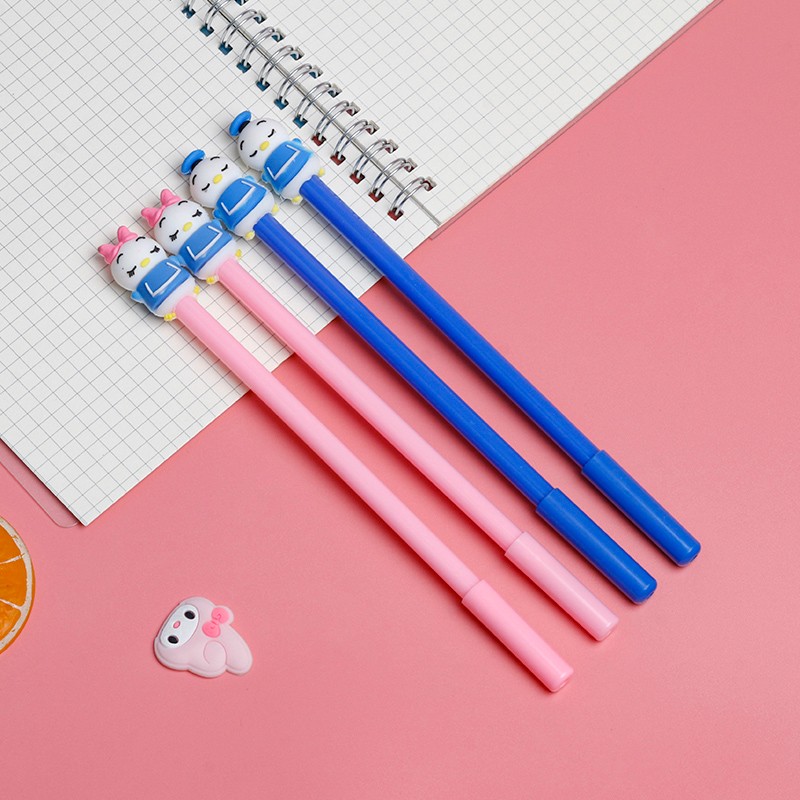 Nueva lista de productos venta directa de fábrica diseño creativo marinero pato pluma neutral material de oficina para estudiantes escritura papelería seda suave buena escritura difícil de romper tinta diseño novedoso apariencia hermosa super buena escritura lindo venta caliente medio oh pic 14