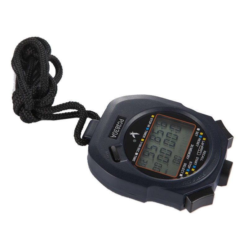 秒表天福秒表PC3830A30道跑步秒表 运动秒表健身田径秒表 计时 详情2