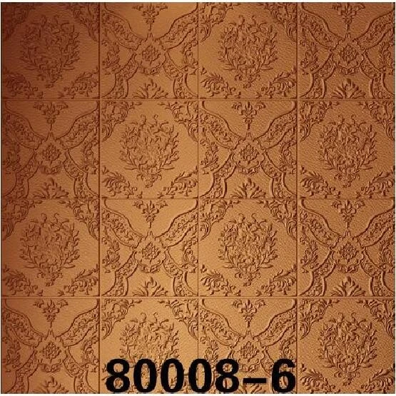 Self-adhesive wall stickers, 3D wall stickers, 70cm*70cm, European-style bedroom, living room and office, anti-collision, moisture-proof, heat-insulating, white, gray and coffee colors detail image 7