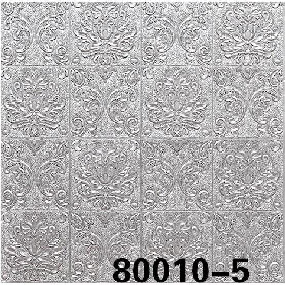 Self-adhesive wall stickers 70cm*70cm European-style wallpaper in white, gray, pink and green for office, living room and bedroom, anti-collision, moisture-proof, heat-insulating and heat-preserving Application Scenario